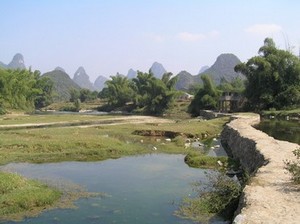 Karsk Scenery around Yangshuo