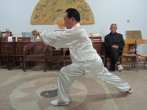 Lu Sifu demonstrating his taichi form