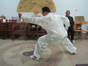 Lu Sifu demonstrating his taichi form