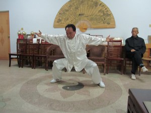 Lu Sifu demonstrating his taichi form