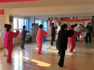 Zhao You Bin teaching at his school